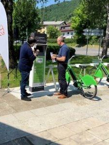 Zagon postaje za izposojo koles 1